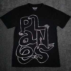Paper Planes Roc Nation T Shirt Mens Medium Black Spellout Abstract Hands Jay Z